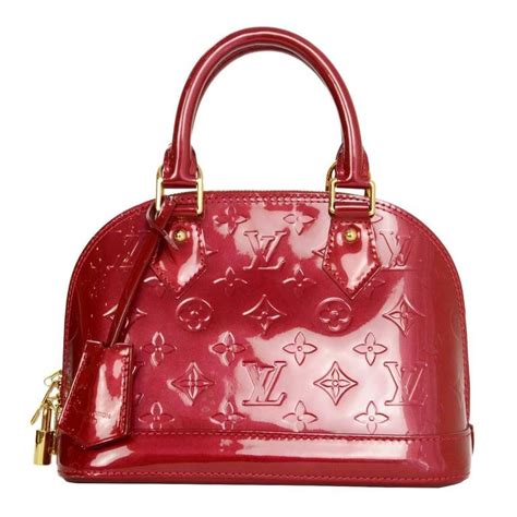 louis vuitton red vernis bag|louis vuitton monogram alma.